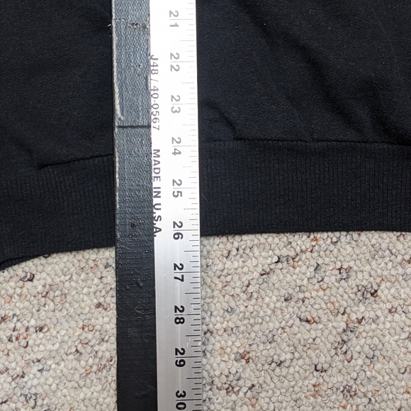 Forever Wild Vintage Crewneck Sweater black adult large wilderness deer 90's - Picture 10 of 15